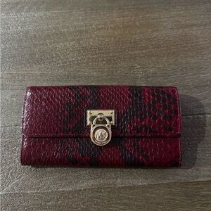 Michael Kors Red Wallet
